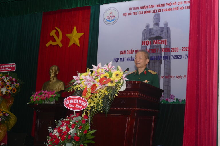 Chủ tịch Hội HTGĐLS Việt Nam: Hội HTGĐLS TP.HCM xứng đáng là chỗ dựa cho thân nhân gia đình liệt sĩ